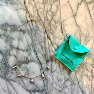 Tiffany Elsa Peretti 5 Teardrop Necklace